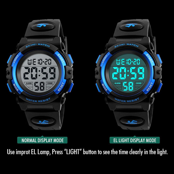 Children's Sportswatch - The Beefy Kid™ Fashion LED Digital Waterproof Wristwatch For Children