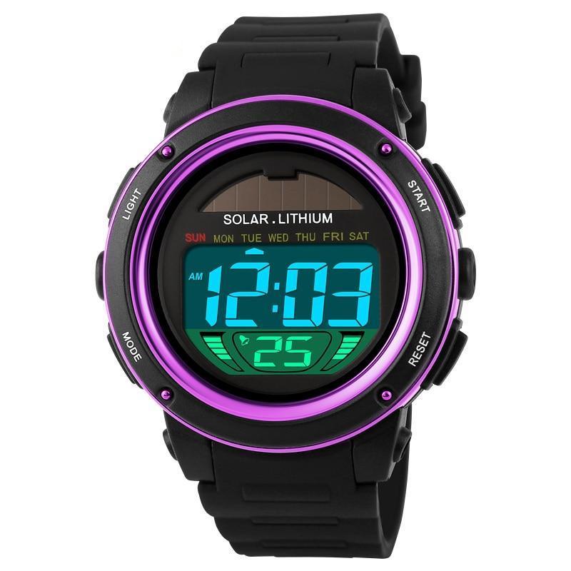 Children's Sportswatch - The Futuristic Kid™ Solar Energy Waterproof Digital Sportswatch For Kids