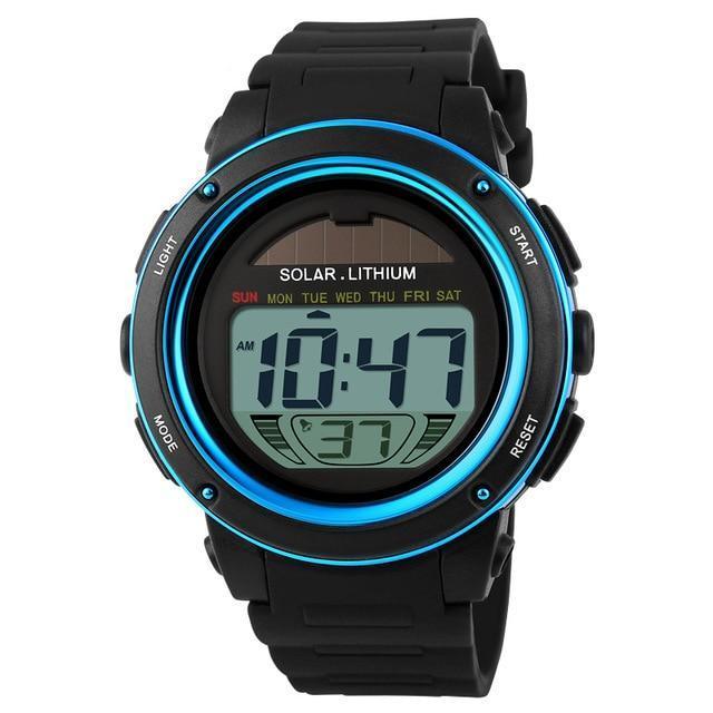 Children's Sportswatch - The Futuristic Kid™ Solar Energy Waterproof Digital Sportswatch For Kids