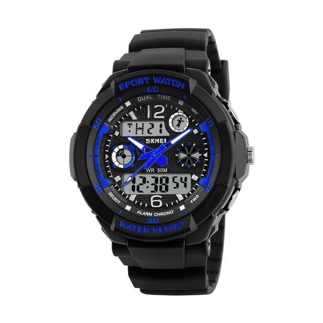 Children's Sportswatch - The Mighty Kids™ Multi-functional Dual Time Waterproof Watches For Kids