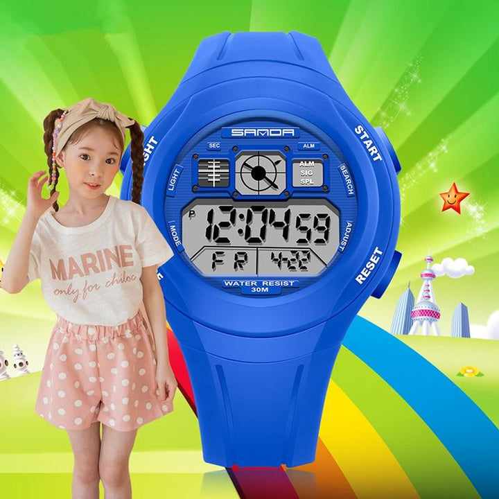 Children's Sportswatch - The Tough Sanda™ Children's Rubber LED Sports Wristwatches