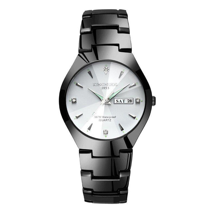 The Kingnuos™ Couple & Lovers Luxury Steel Quartz Watch