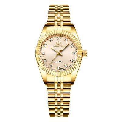 Couple's Watches - The Lover's Gem™ Pair Couple's Top Brand Luxury Gold Wristwatch