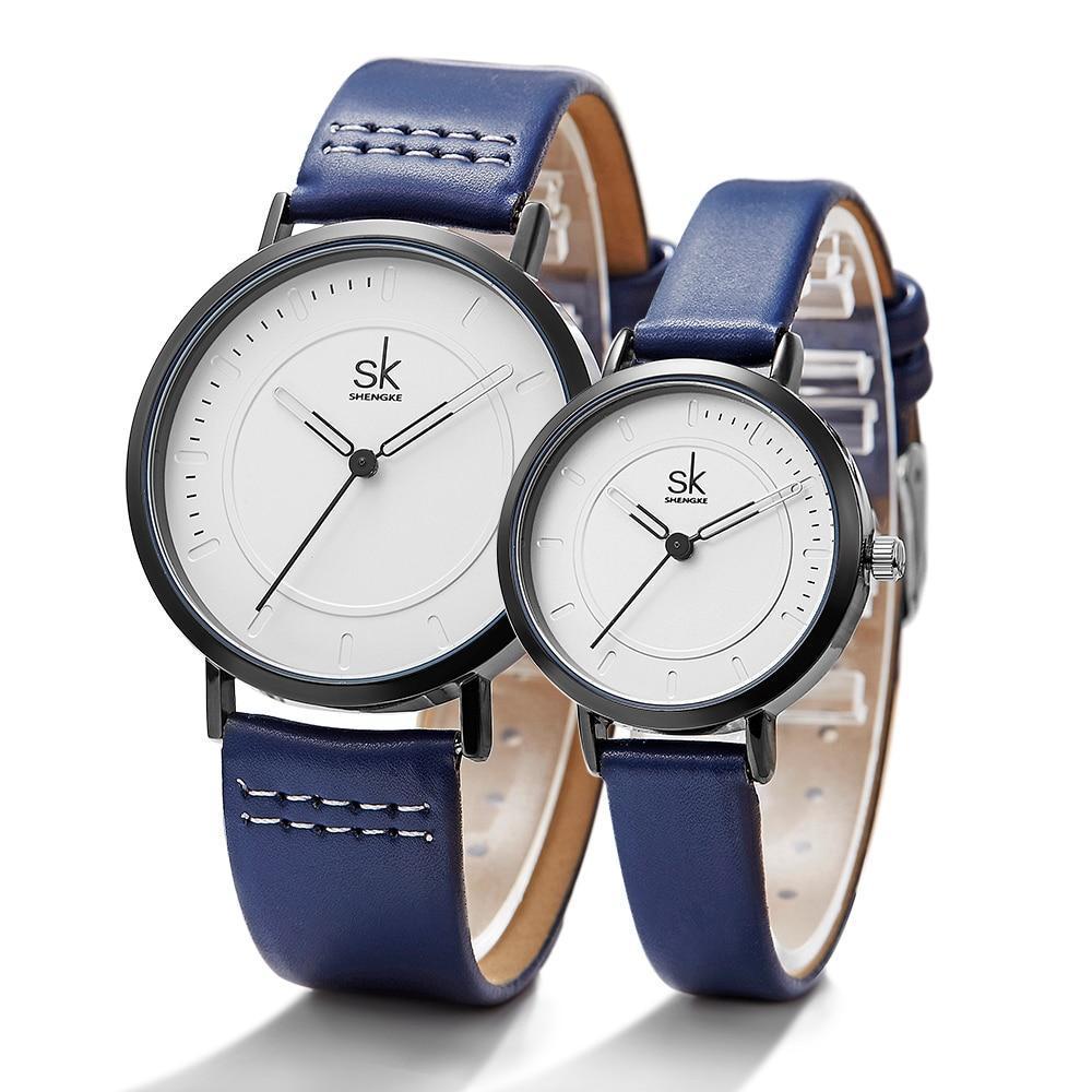 Couple's Watches - The Simpleey™ Pair Couple's Analog Simple Leather Strap Watch