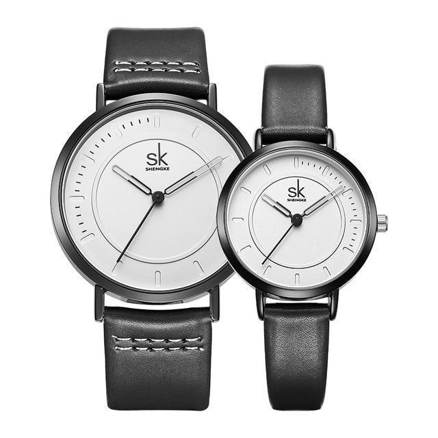 Couple's Watches - The Simpleey™ Pair Couple's Analog Simple Leather Strap Watch