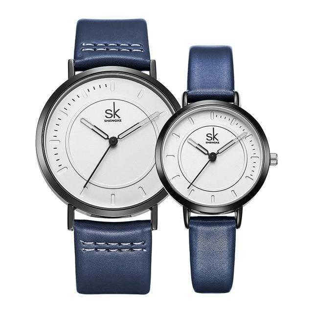 Couple's Watches - The Simpleey™ Pair Couple's Analog Simple Leather Strap Watch