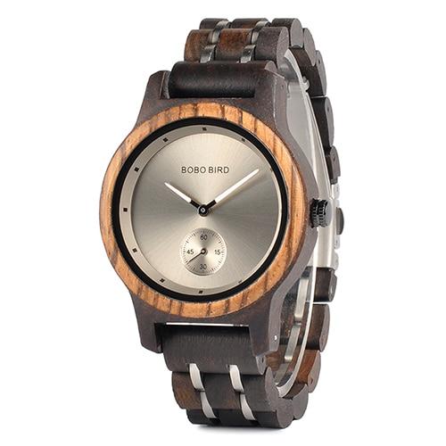 Couple's Watches - The Sleek Pair™ Couple's Lovers Custom Logo Wooden Quartz Watch