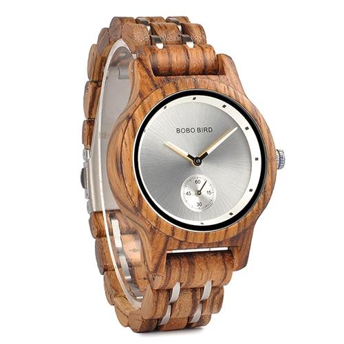 Couple's Watches - The Sleek Pair™ Couple's Lovers Custom Logo Wooden Quartz Watch