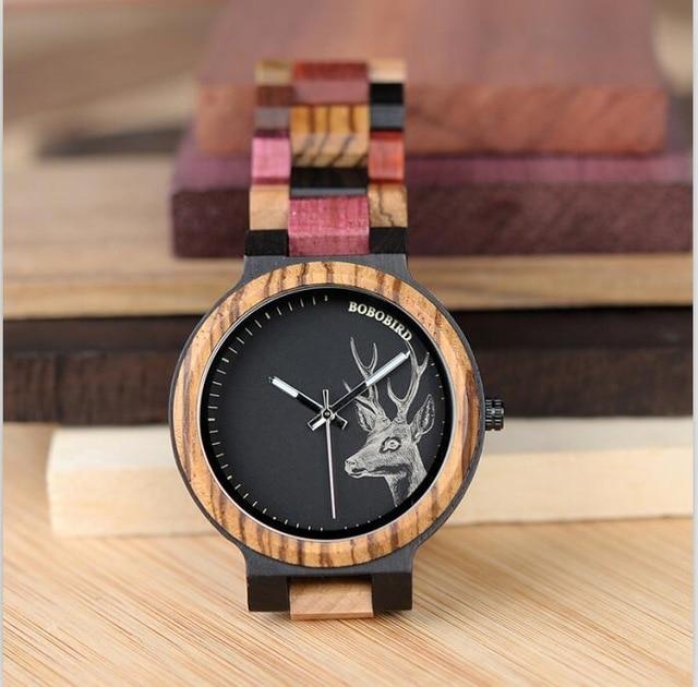 Couple's Watches - The Wood's Deer™ Couple's Lover Pair Elk Deer Quartz Wooden Watch