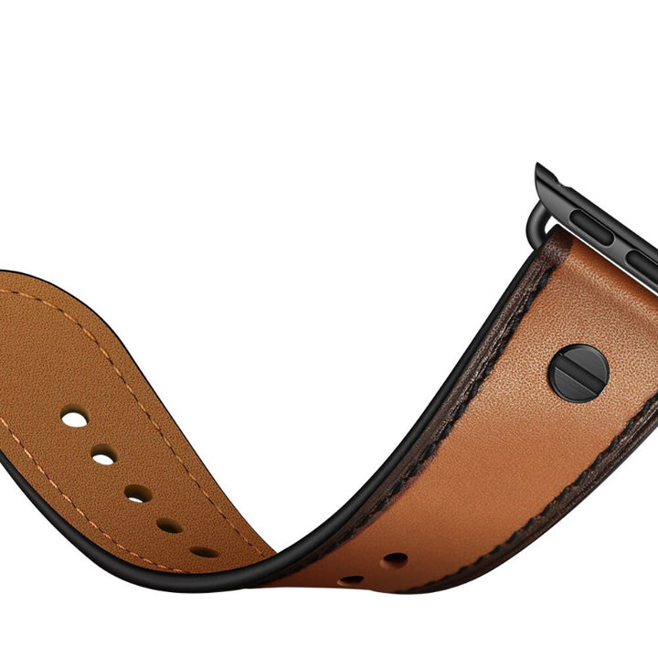 Men's Country Style Leather Replacement Straps for Apple Watches