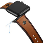 Men's Country Style Leather Replacement Straps for Apple Watches
