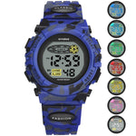 Military Kid's Colorful Digital Camouflage Watches