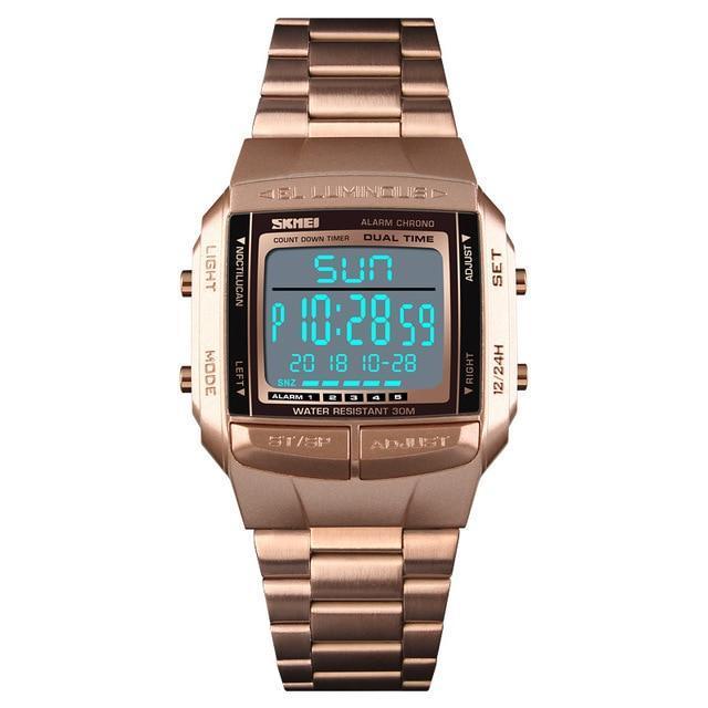 Digital Watch - The Sturdy Sleek™ Military LED Digital Waterproof Sports Watch For Men