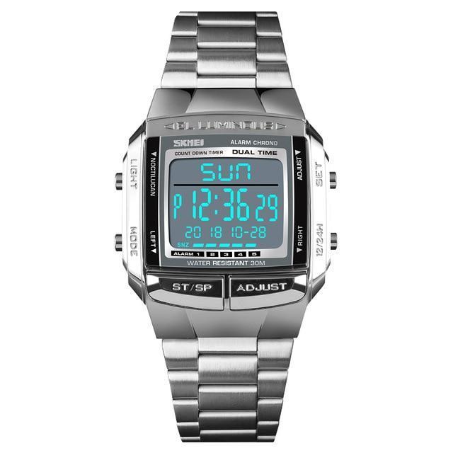 Digital Watch - The Sturdy Sleek™ Military LED Digital Waterproof Sports Watch For Men