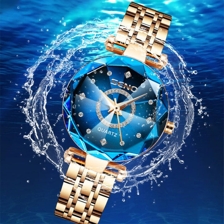 Bright Multi-Surface Sun Pattern Gradient Dial Quartz Watches