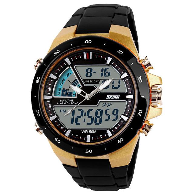 Dual Display Watch - The Array™ Chrono Waterproof Military Digital Sports Watches For Men