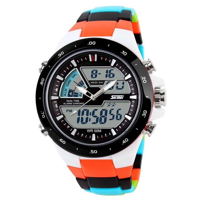 Dual Display Watch - The Array™ Chrono Waterproof Military Digital Sports Watches For Men