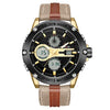 Dual Display Watch - The Golden Hour™ Waterproof LED Display Army Outdoor Watch For Men