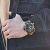 Dual Display Watch - The Leather Navi™ Men's Top Brand Leather Military Sports Watches