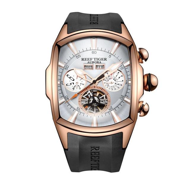 Dual Display Watch - The Luminous™ Analog Tourbillon Men's Watch