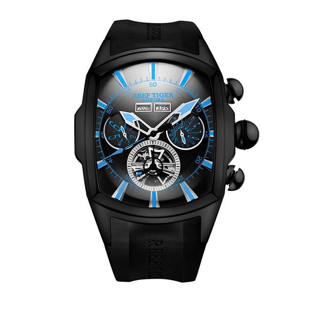 Dual Display Watch - The Luminous™ Analog Tourbillon Men's Watch