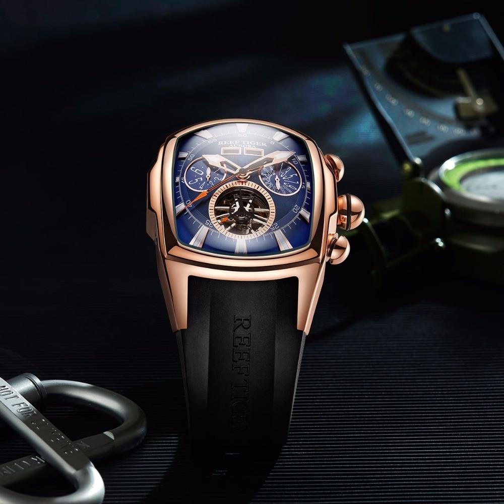 Dual Display Watch - The Luminous™ Analog Tourbillon Men's Watch