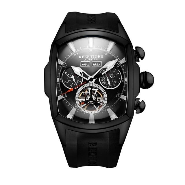 Dual Display Watch - The Luminous™ Analog Tourbillon Men's Watch