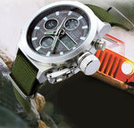 The Military™ Luxury LED Nylon & Leather Strap LED Watches For Men