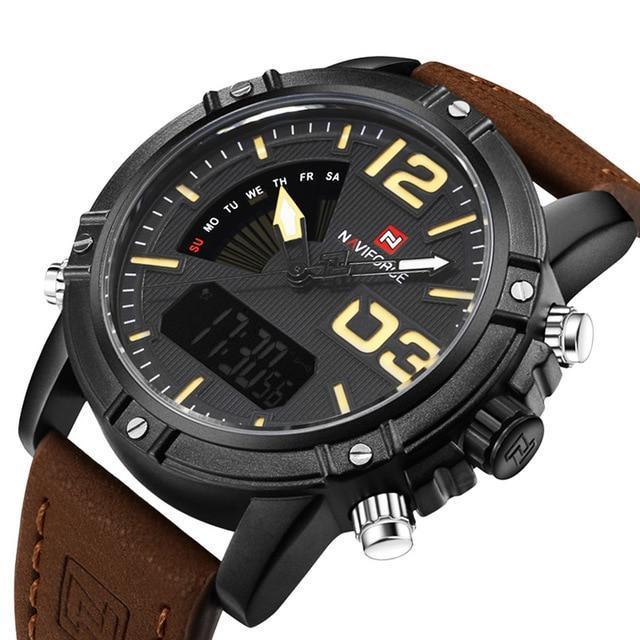 Dual Display Watch - The Power Navi™ Men's Luminous Analog Digital Sports Watches