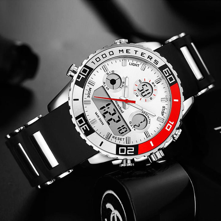 Dual Display Watch - The Readeel™ Luxury LED Digital Military Sports Watches For Men