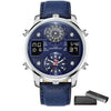 Dual Display Watch - The Sheeny™ Men's Business Chronograph Analog Luminous Waterproof Watch