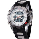 Dual Display Watch - The Tech Hoplw™ Fashion Chrono Waterproof LED Digital Watch For Men