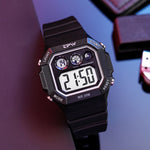 Easy to Read Large Numbers Dial with Luminous Digital LED Display Watches