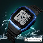 Electronic Chronograph Waterproof Digital Wrist Watch For Men