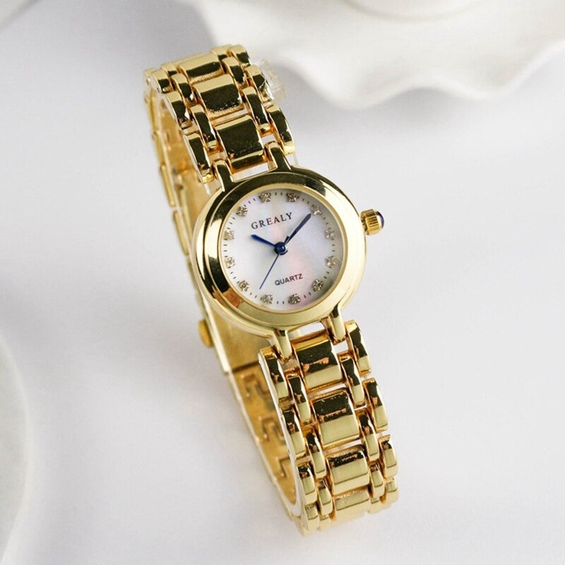 Summer Fashion Small and Simple Roman Numeral Dial Quartz Watches