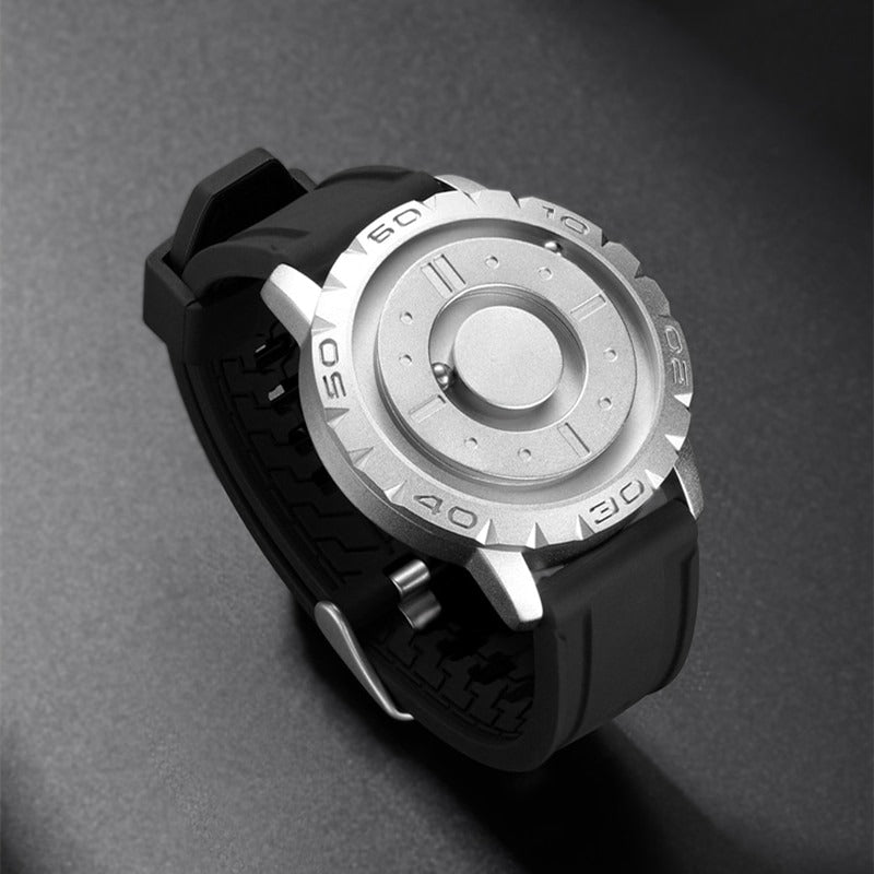 Unique Style Magnetic Ball Pointer Sports Quartz Watches