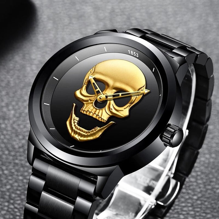 Exceptional Luminous Skull Dial Sports Quartz Watches