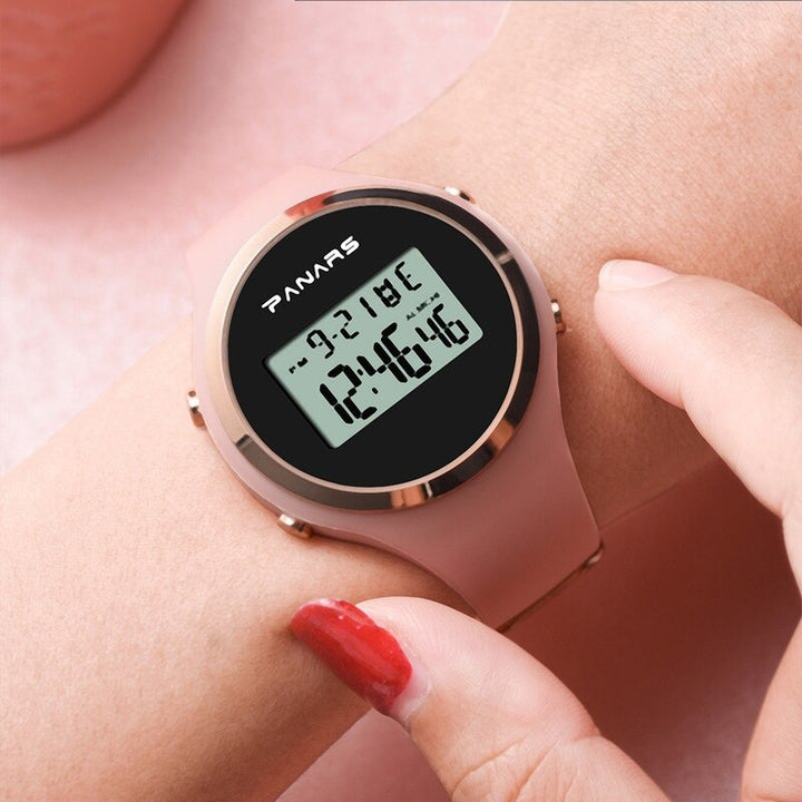 Delicate Digital LED Display Wristwatches for Women