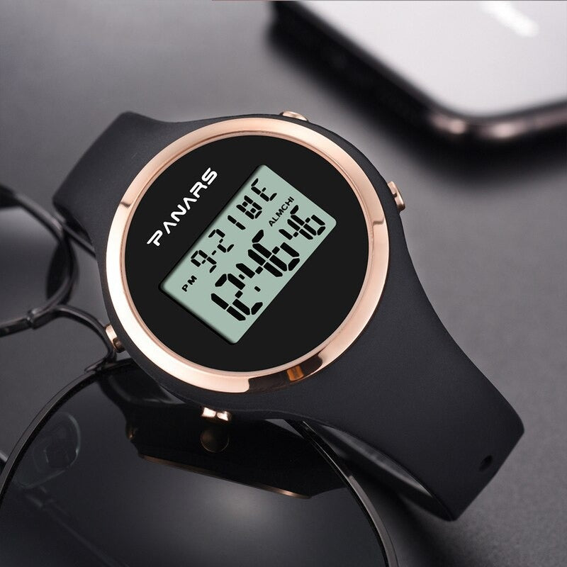 Delicate Digital LED Display Wristwatches for Women