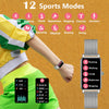 Full Touch Screen Women's Multi-Sport and Fitness Tracker Smartwatches