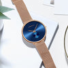 Women's Casual Minimalist Slim Mesh Belt Waterproof Quartz Watches