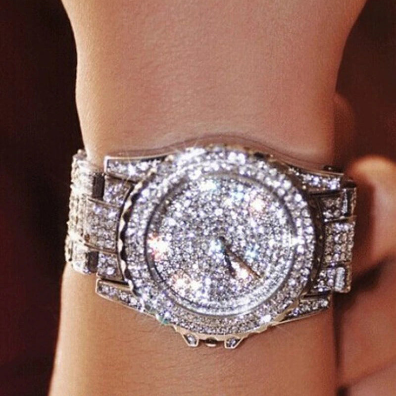 Magnificent Full Rhinestone Bejeweled Quartz Watches