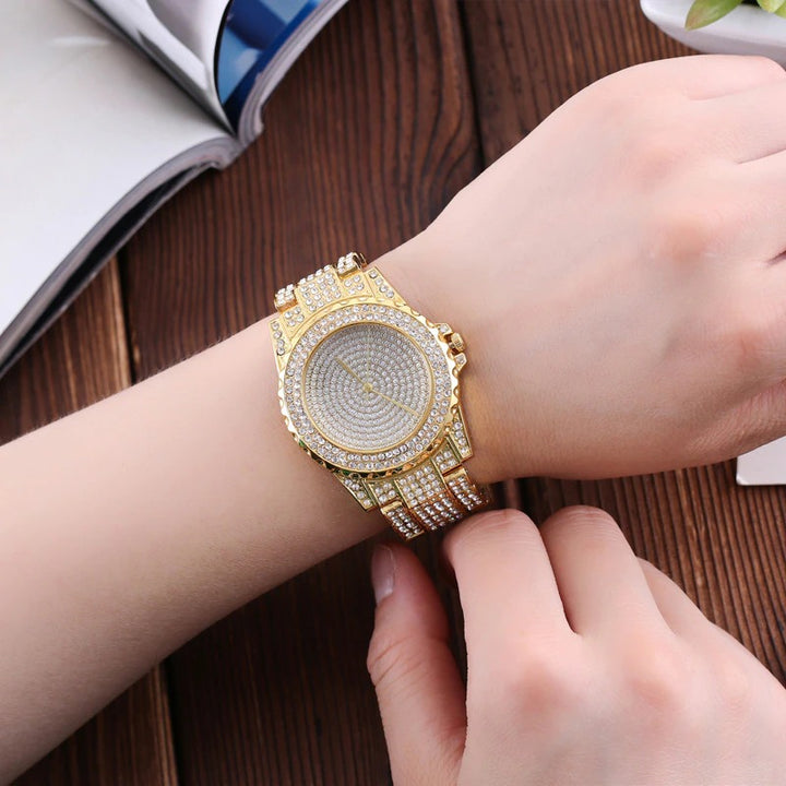 Magnificent Full Rhinestone Bejeweled Quartz Watches