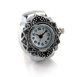 Finger Ring Watch - Mandala Flower Finger Ring Watch