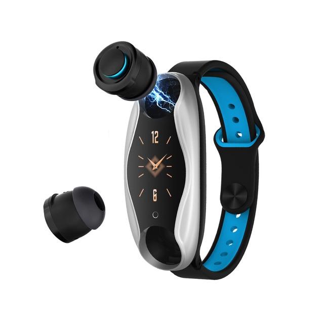 Fitness Bracelet Wireless Bluetooth Earphone 2 In 1 Bluetooth 5.0 Chip IP67 Waterproof Sport Smart Watch