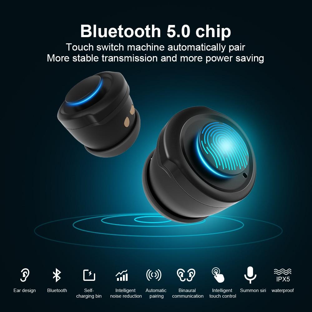 Fitness Bracelet Wireless Bluetooth Earphone 2 In 1 Bluetooth 5.0 Chip IP67 Waterproof Sport Smart Watch