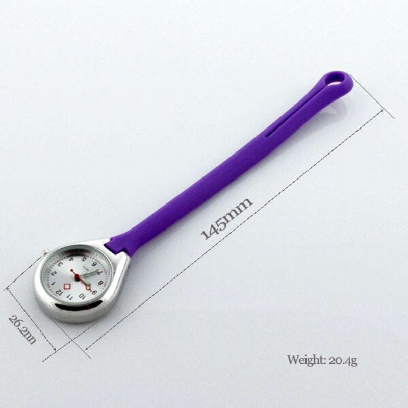 Multi-color Hanging Silicone Loop Nurse Pocket Quartz Watches