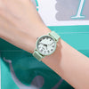 Casual Pastel-Colored Quartz Watches with Silicone Strap
