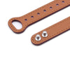 Leather Apple Watch Band Replacement with Double-Buckle Closure