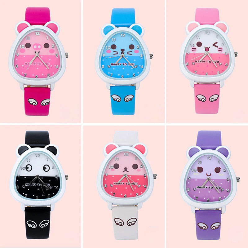 Children's Adorable Cat-shaped Quartz Watches